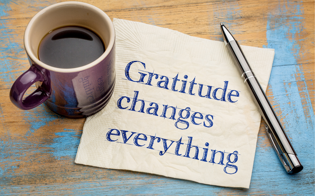 Gratitude changes everything message