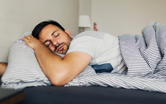 Man sleeping peacefully