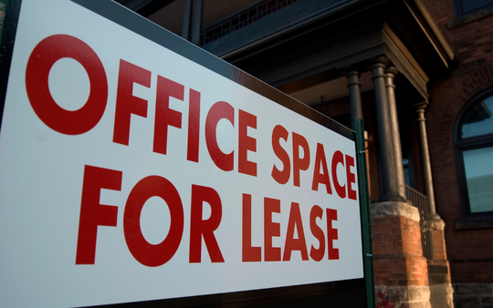 Office for Lease sign